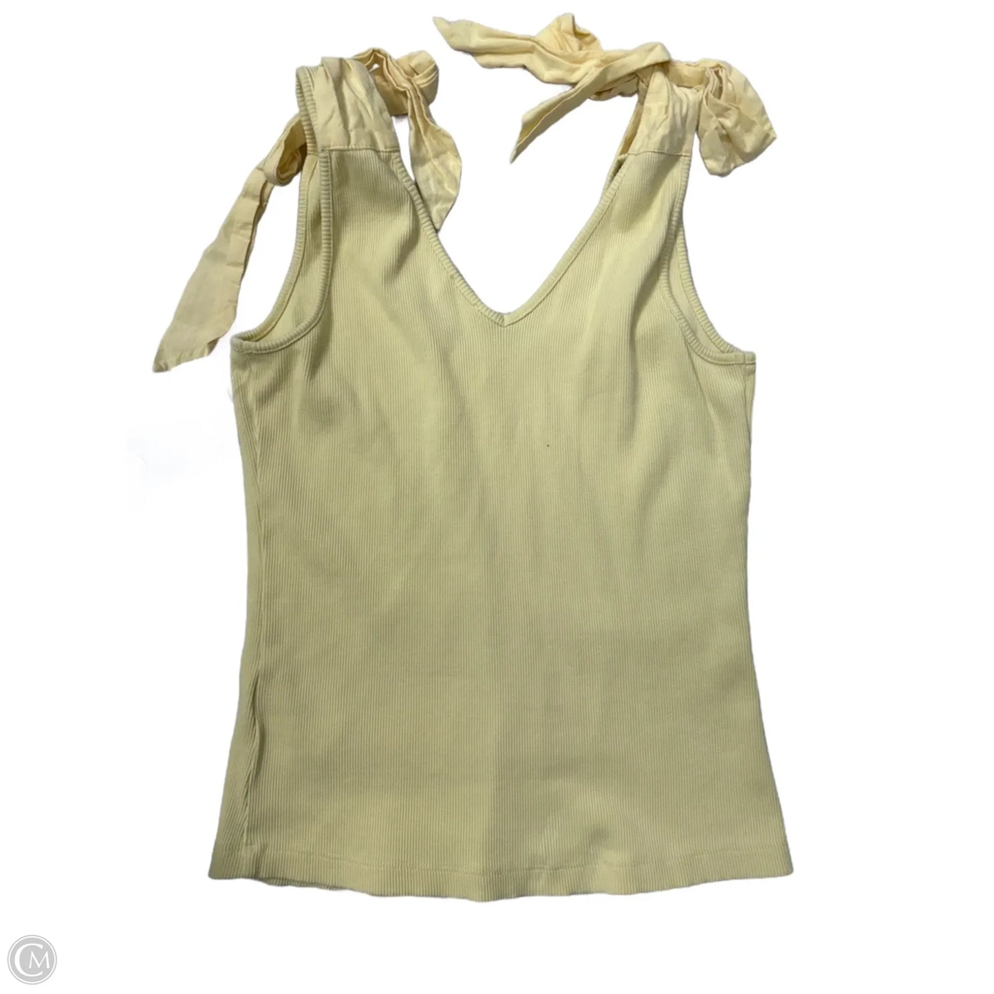 Top Sleeveless By Maeve In Yellow, Size: M