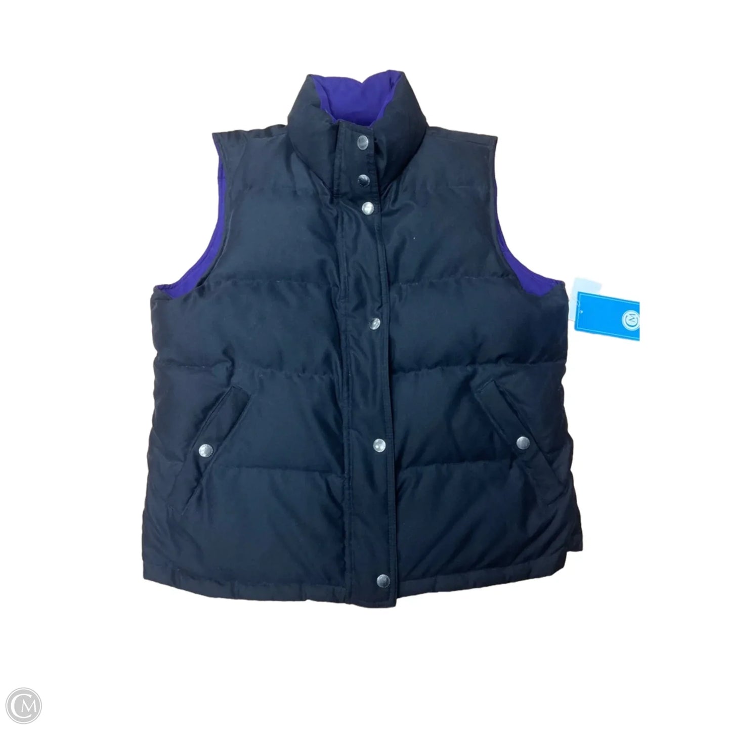 Vest Puffer & Quilted By Ralph Lauren In Black, Size: M