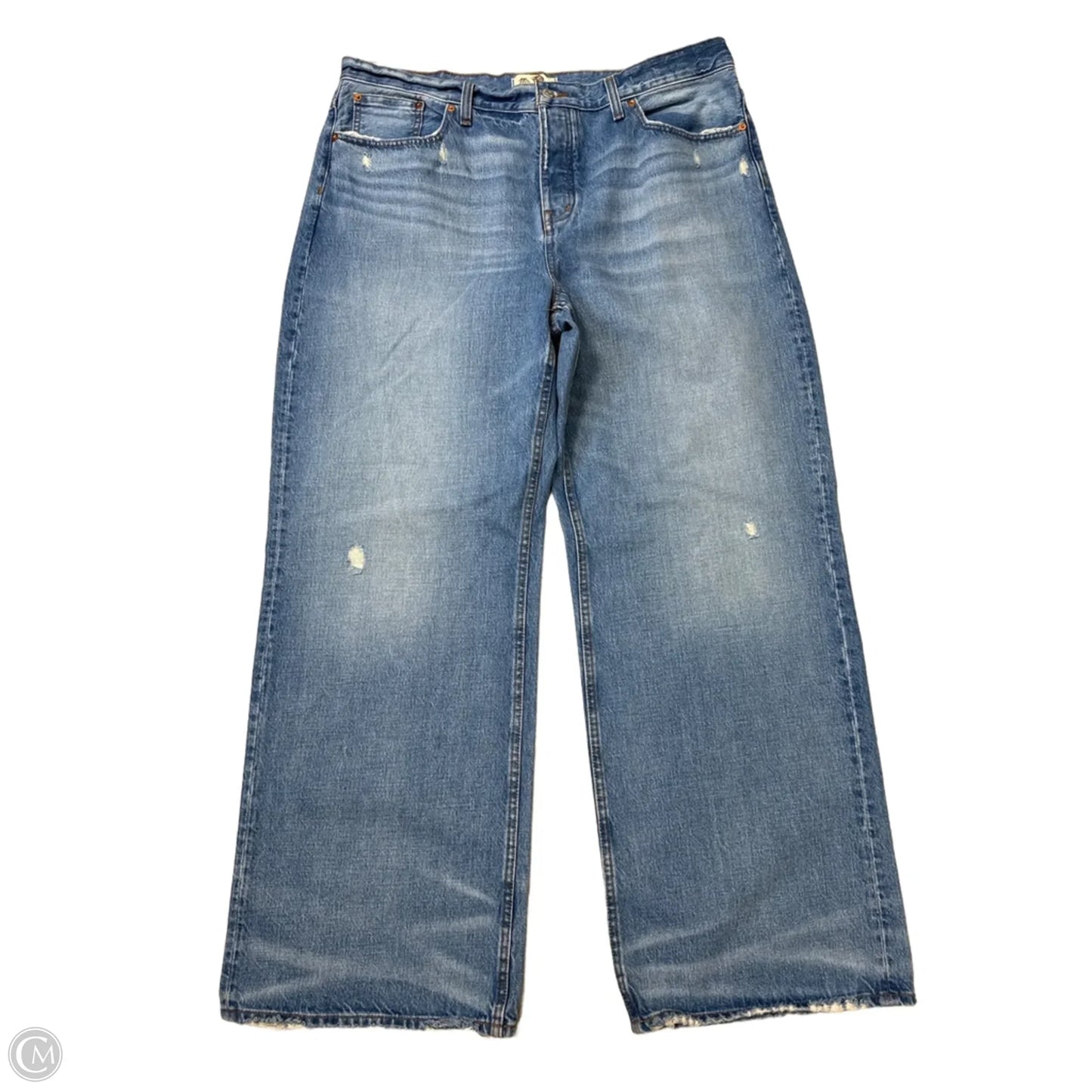 New! Jeans Wide Leg By Madewell In Blue Denim, Size: 12