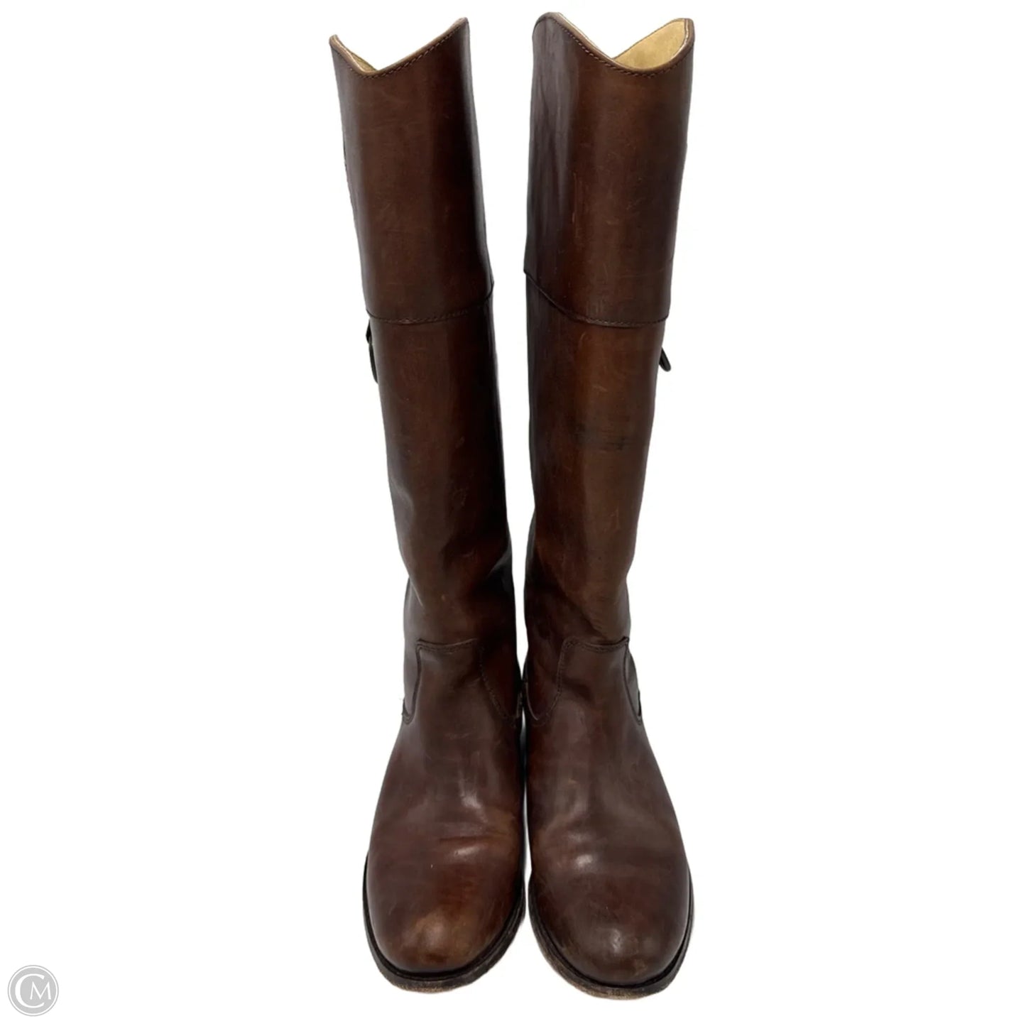 Boots Designer By Frye In Brown, Size: 5.5