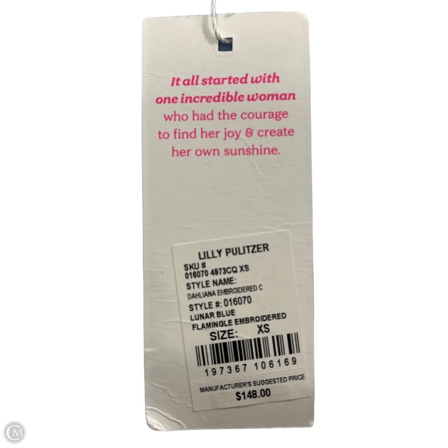 New! Top Designer By Lilly Pulitzer In Blue & White, Size: Xs