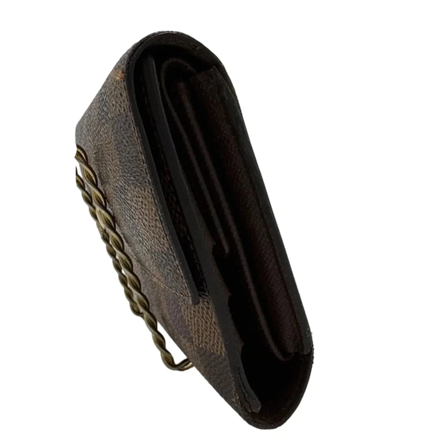 Louis Vuitton Sarah Luxury Wallet in Damier Ebene