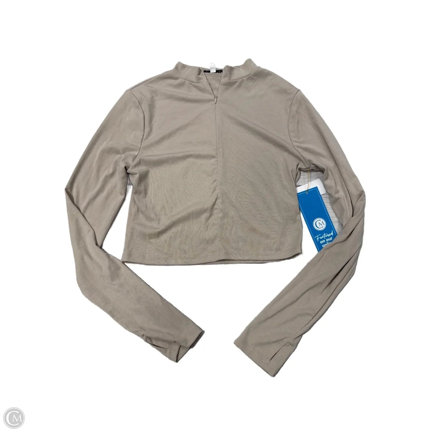 Top Long Sleeve By Hyfve In Tan, Size: L