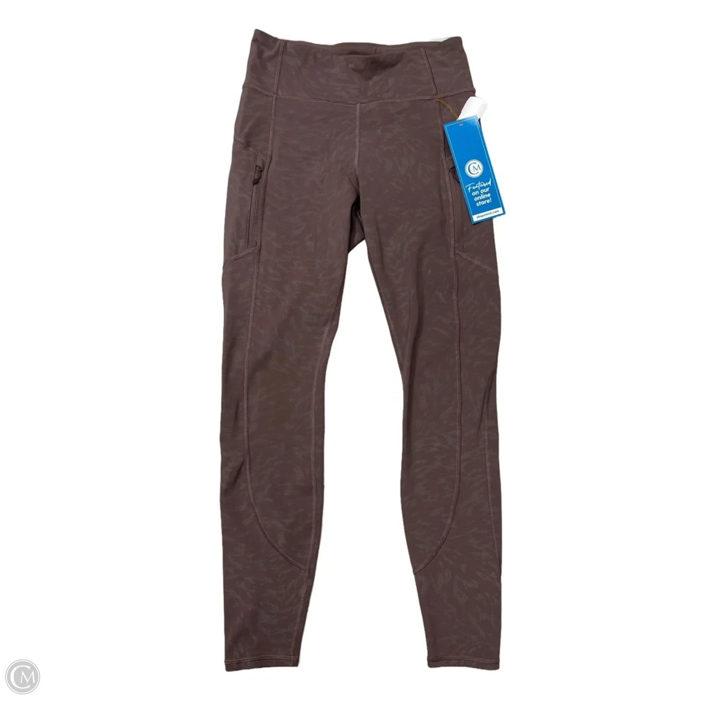 Athletic Leggings By Athleta In Mauve, Size: S