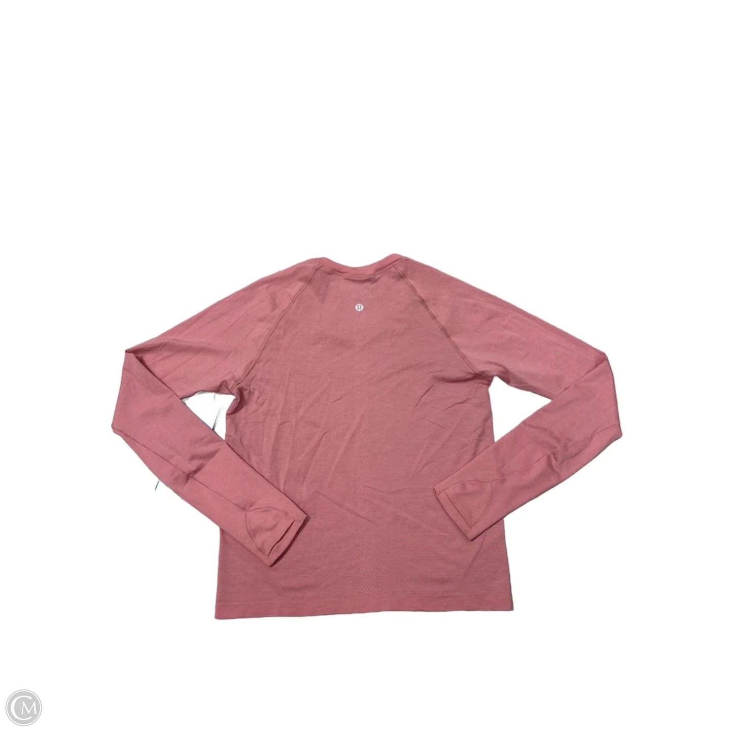 Athletic Top Long Sleeve Crewneck By Lululemon In Pink, Size: M