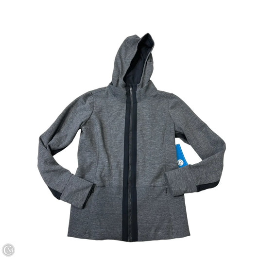 Athletic Jacket By Athleta In Grey, Size: M