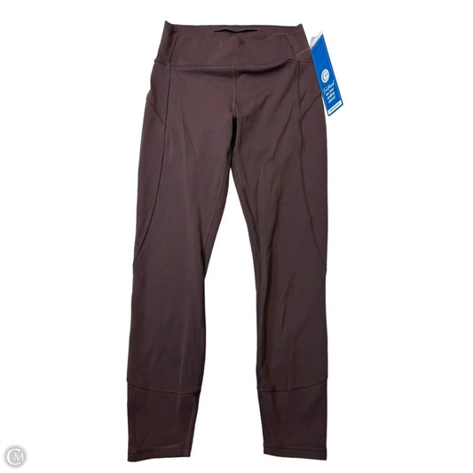 Athletic Leggings By Lululemon In Brown, Size: M