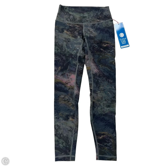 Athletic Leggings By Lululemon In Multi-colored, Size: 6