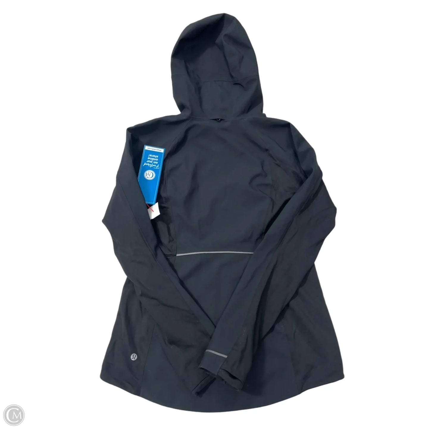 Athletic Jacket By Lululemon In Black, Size: M