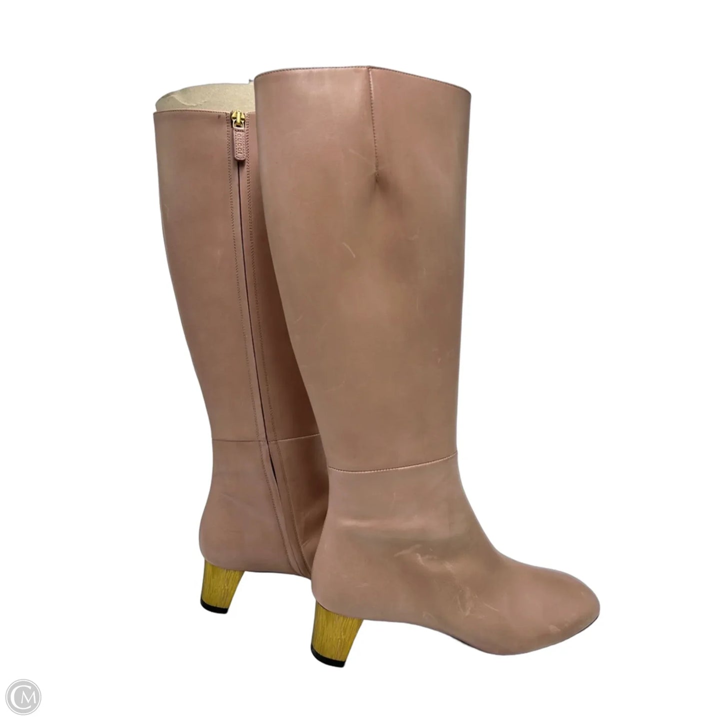 Gucci Arielle x Swarovski Heel Crystal Leather Luxury Boots, Size: 7 (37)