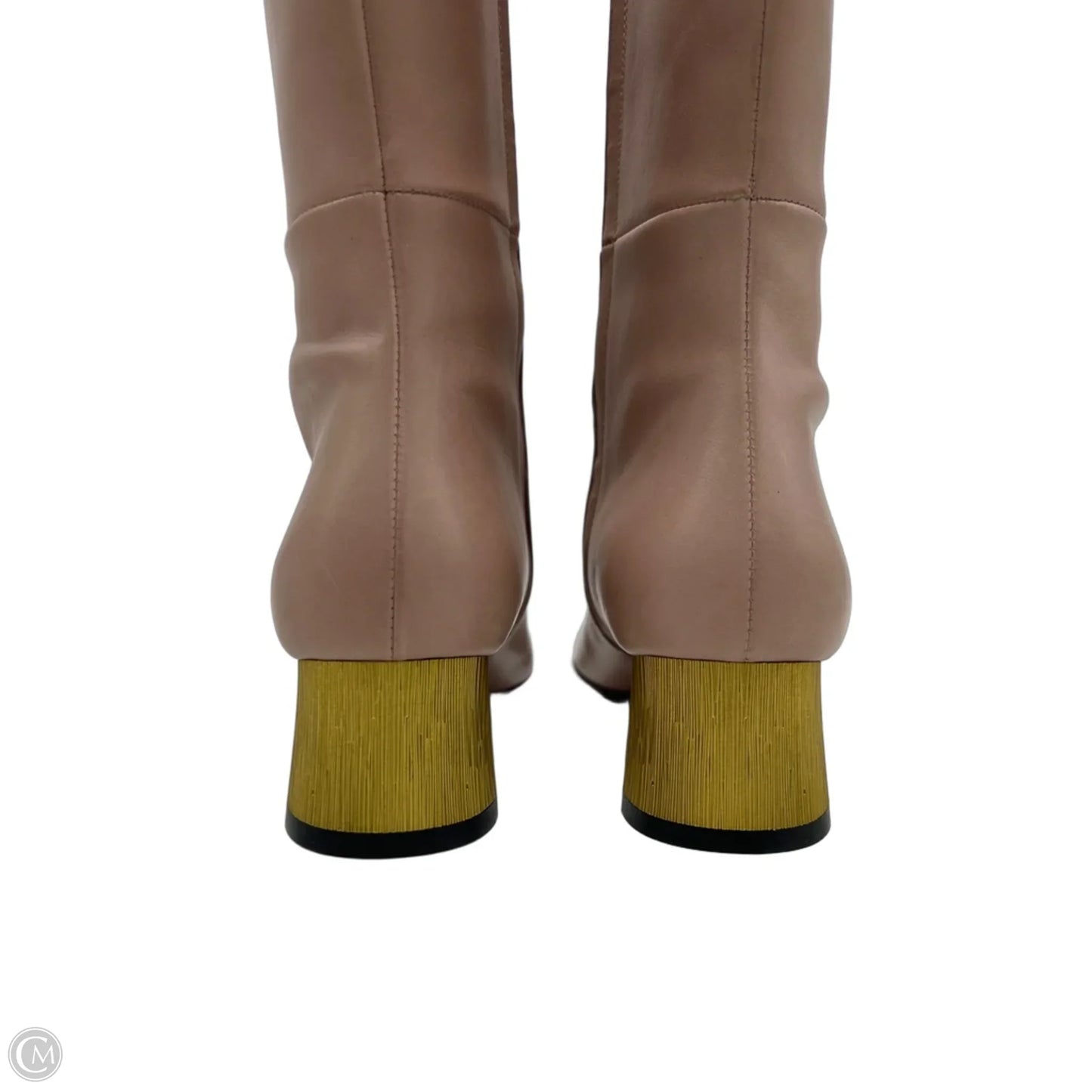 Gucci Arielle x Swarovski Heel Crystal Leather Luxury Boots, Size: 7 (37)