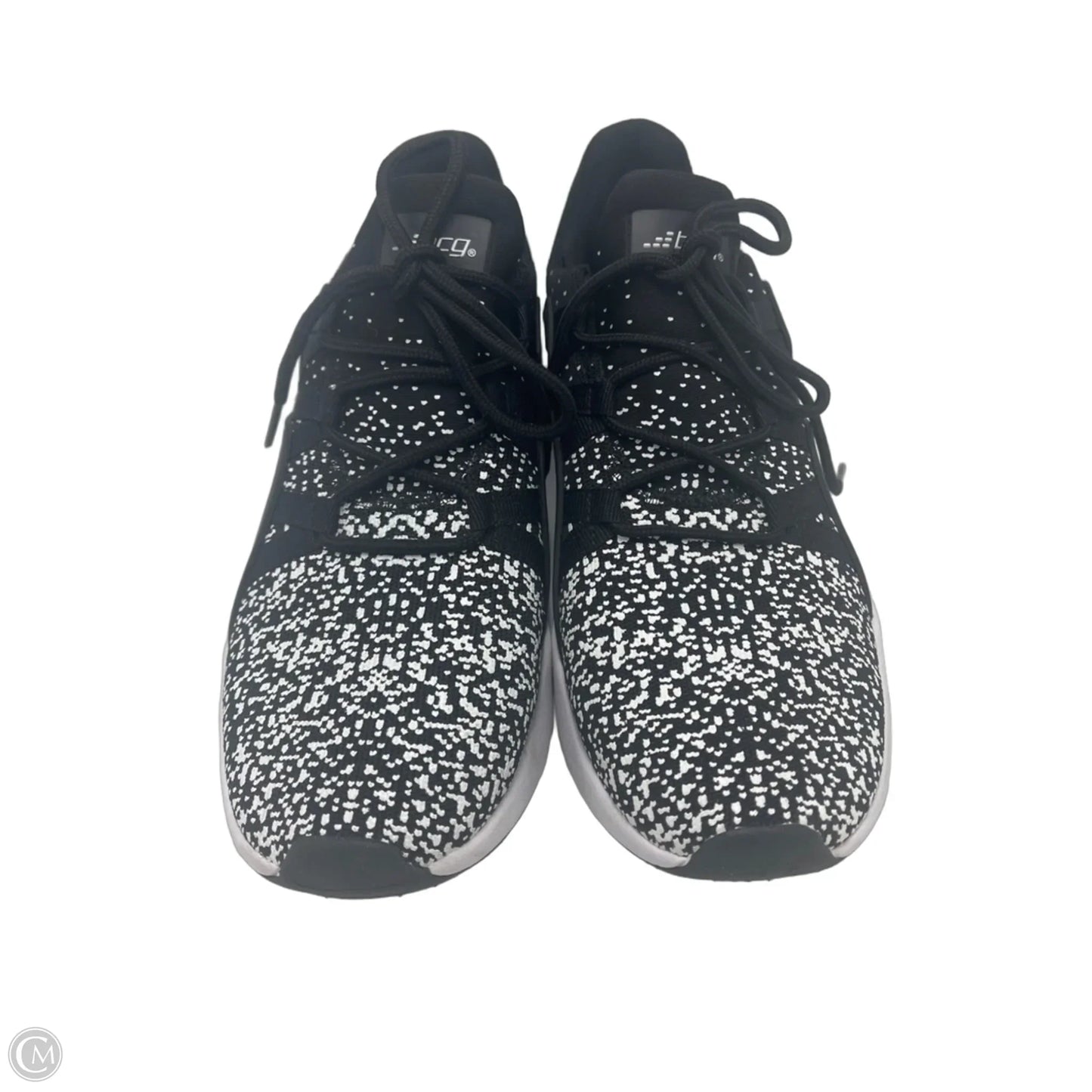 Shoes Athletic By Brooks In Black & White, Size: 9.5