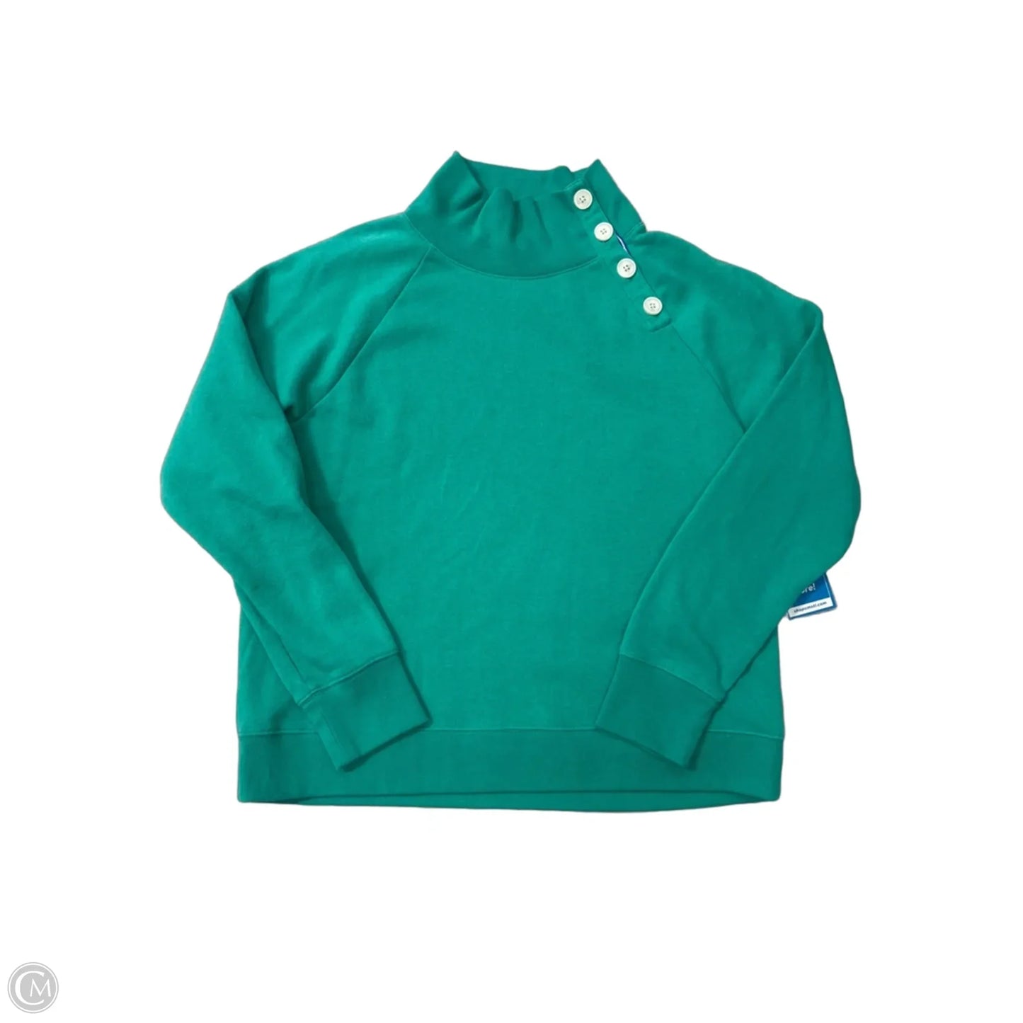 Top Long Sleeve By J. Crew In Green, Size: L