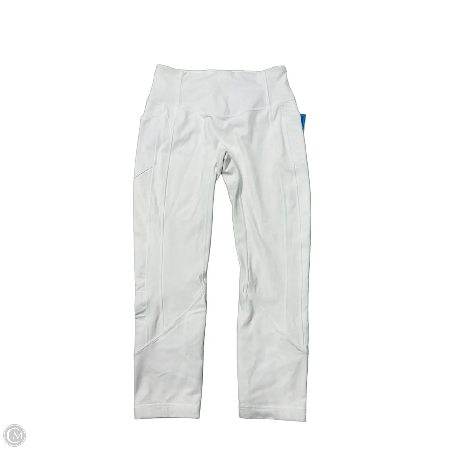 Athletic Leggings Capris By Lululemon In White, Size: M