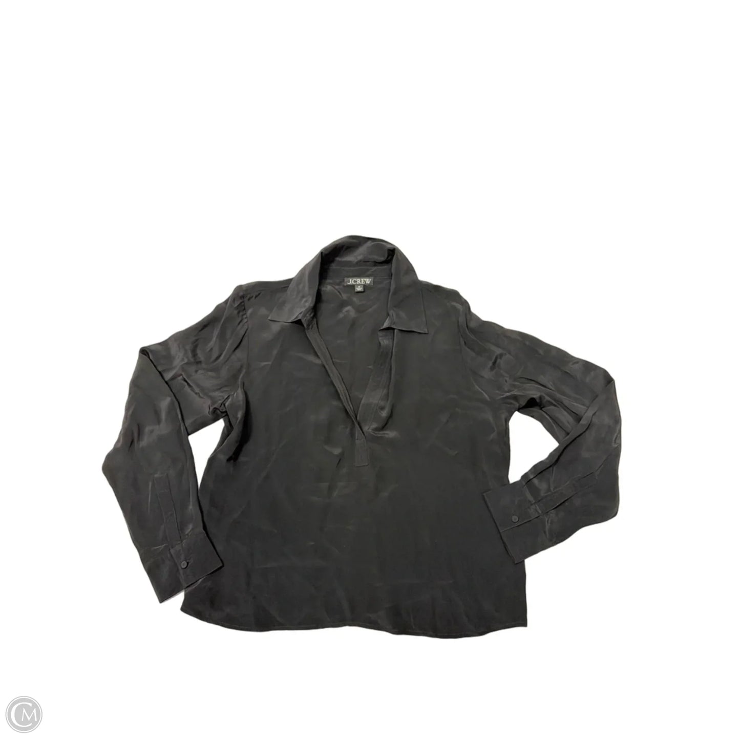 Top Long Sleeve By J. Crew In Black, Size: M