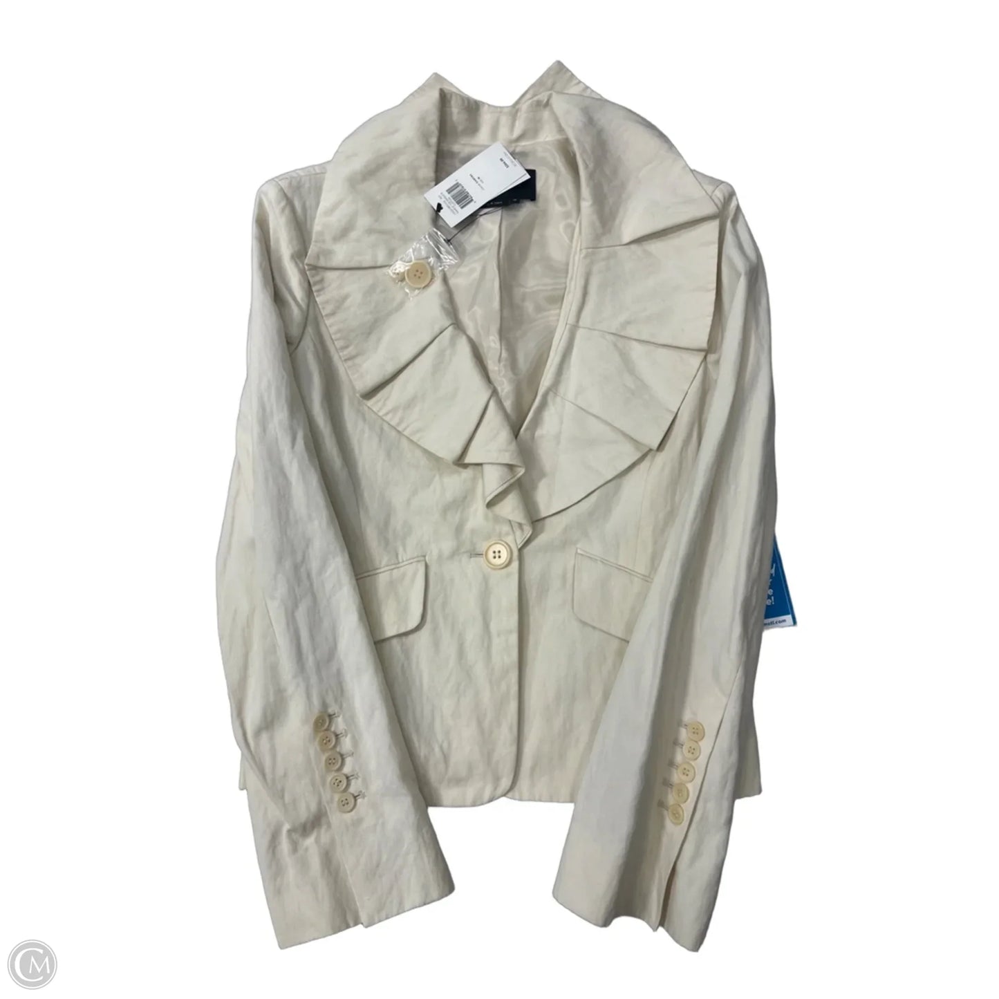 New! Blazer By Bcbgmaxazria In Cream, Size: M