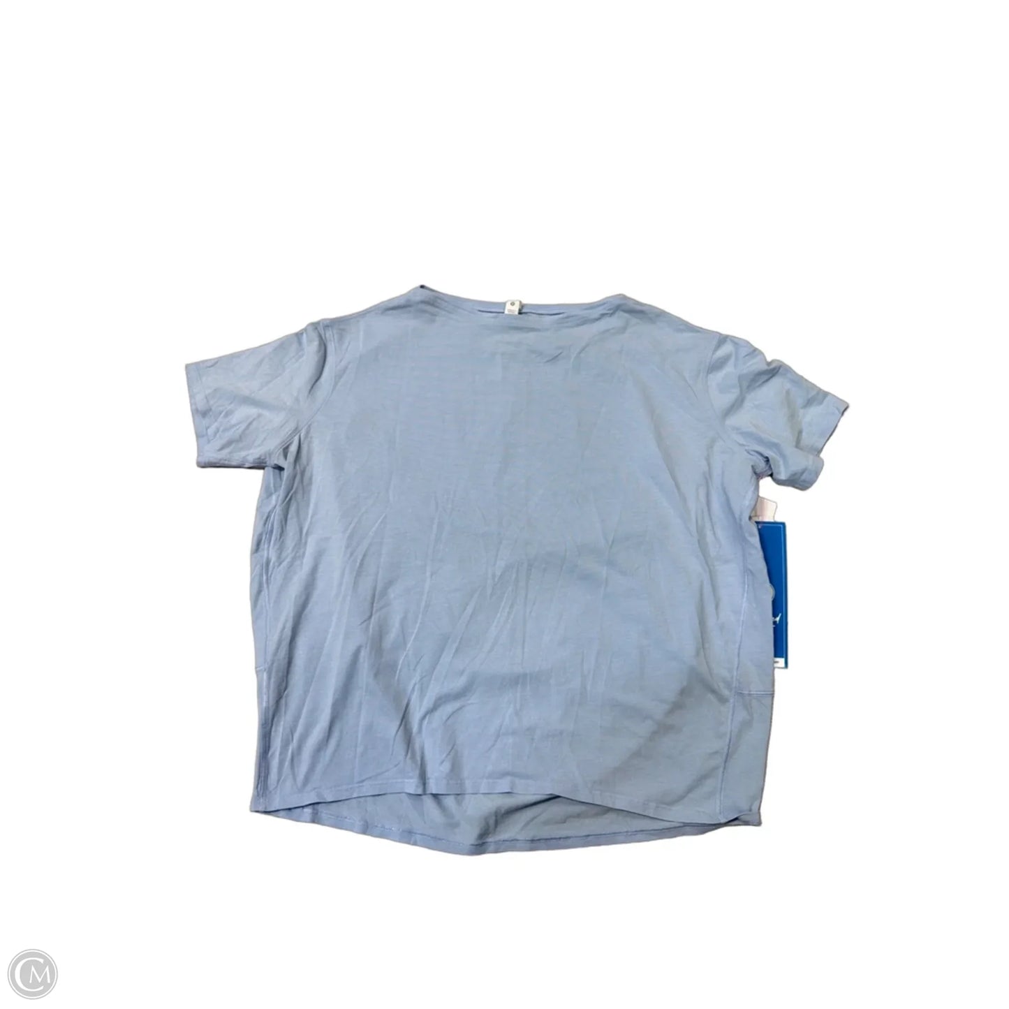 Athletic Top Short Sleeve By Lululemon In Purple, Size: S