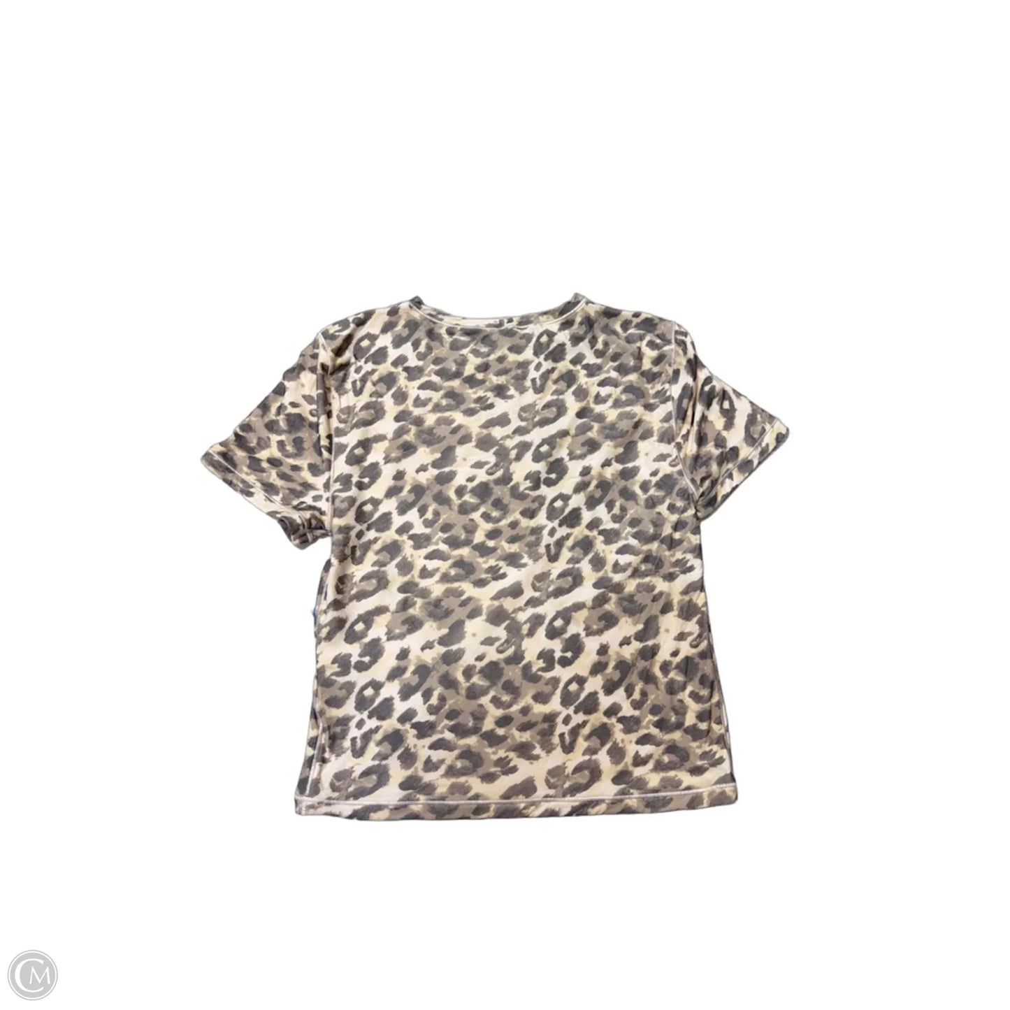 Top Short Sleeve By Skims In Animal Print, Size: Sp