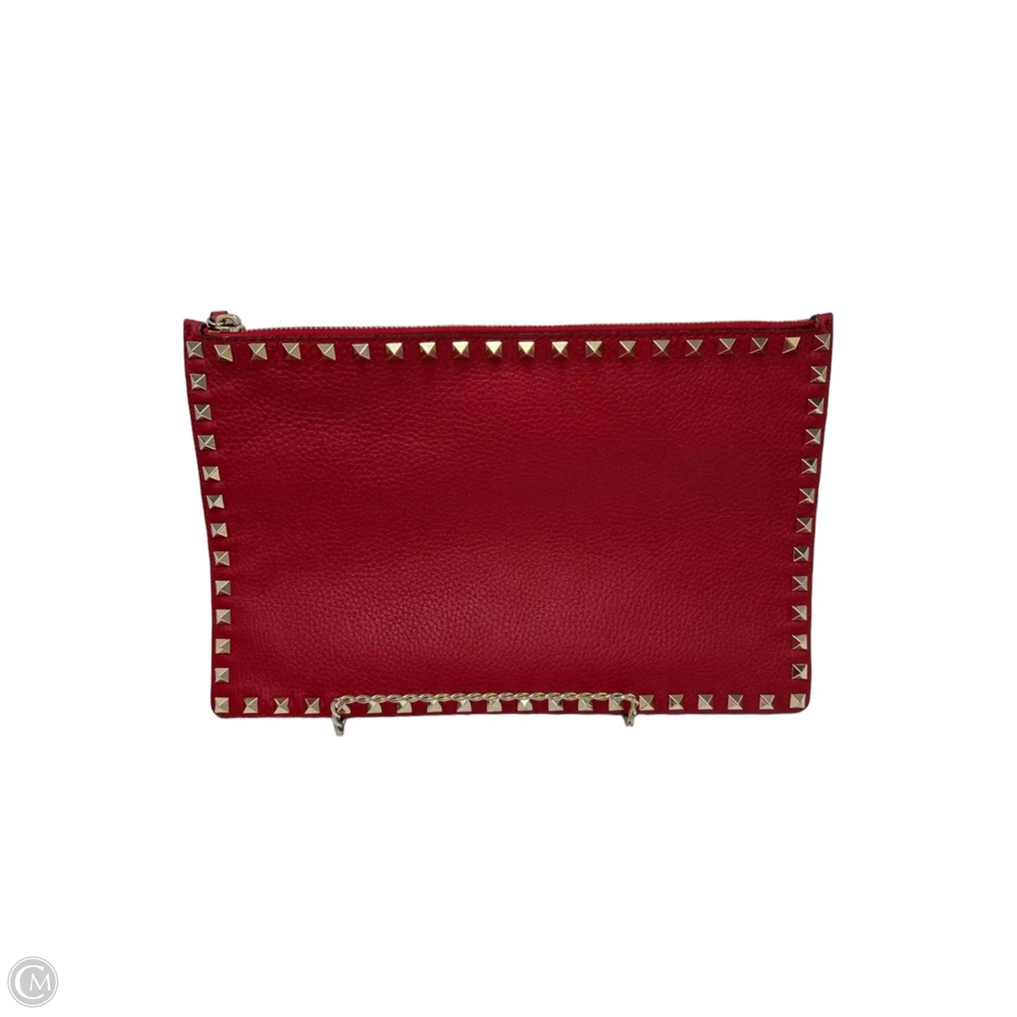 Valentino-Garavani Rockstud Zip Pouch Luxury Clutch