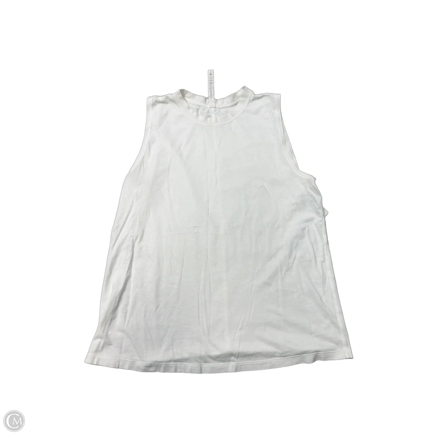 Athletic Tank Top By Lululemon In White, Size: M