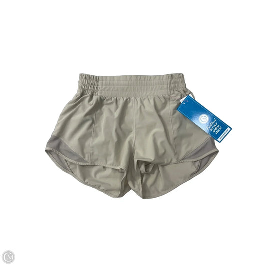 Athletic Shorts By Lululemon In Tan, Size: S
