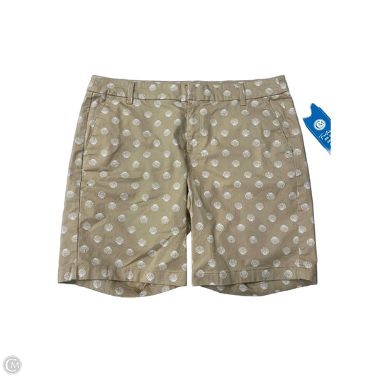 Shorts By J. Crew In Tan & White, Size: 14