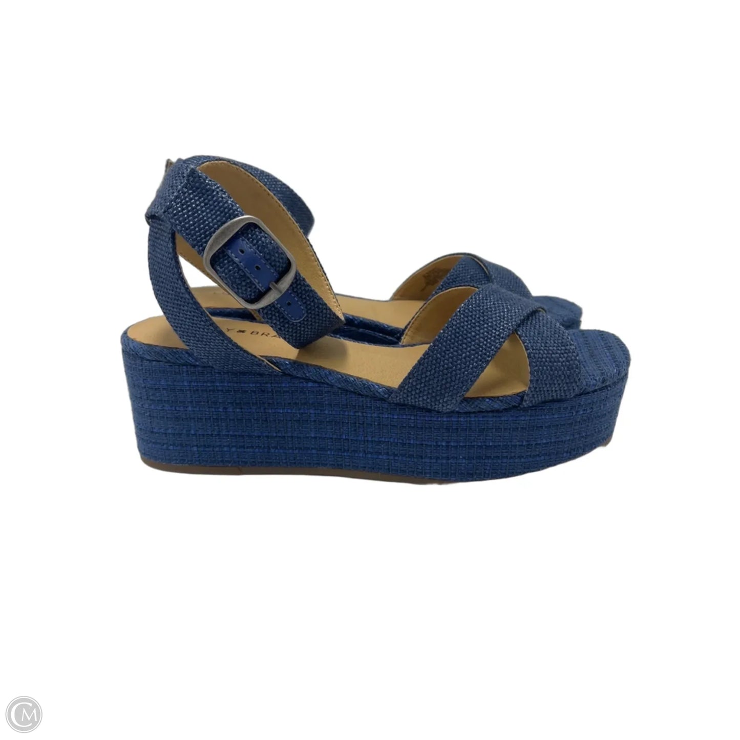 New! Sandals Heels Platform By Lucky Brand In Blue, Size: 8