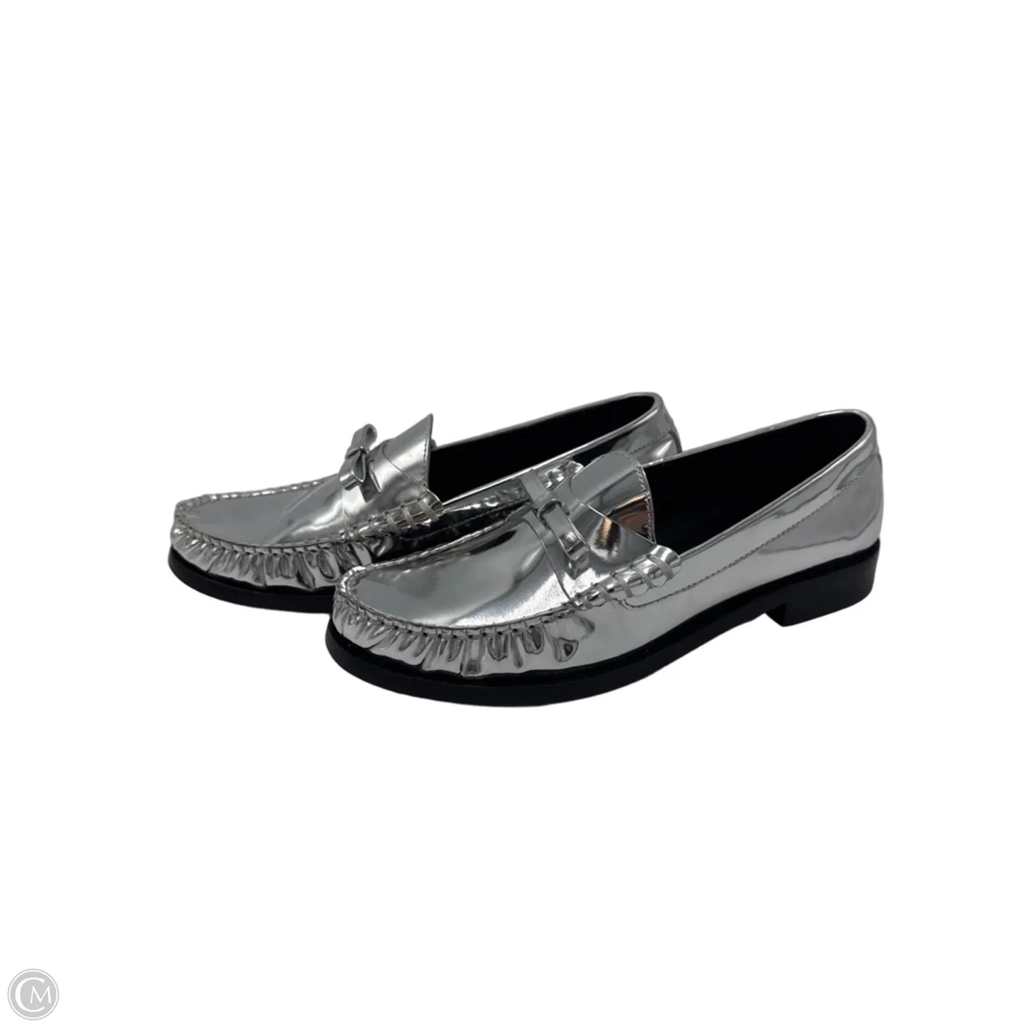Like New! Shoes Designer By Stuart Weitzman In Silver, Size: 7.5