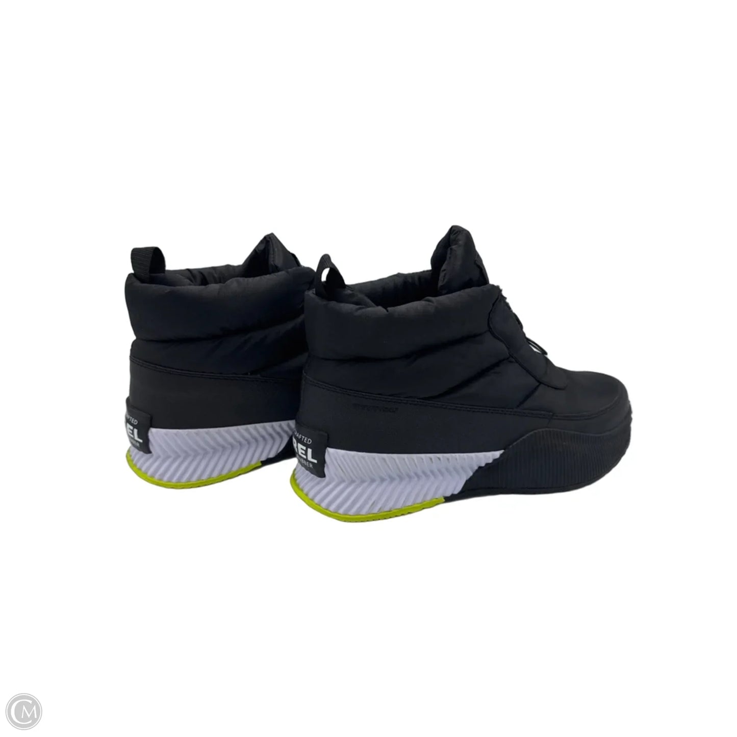 Like New! Shoes Designer By Sorel In Black & White, Size: 8.5
