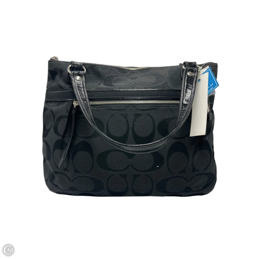 Coach Poppy Signature Sateen Designer Handbag/Tote