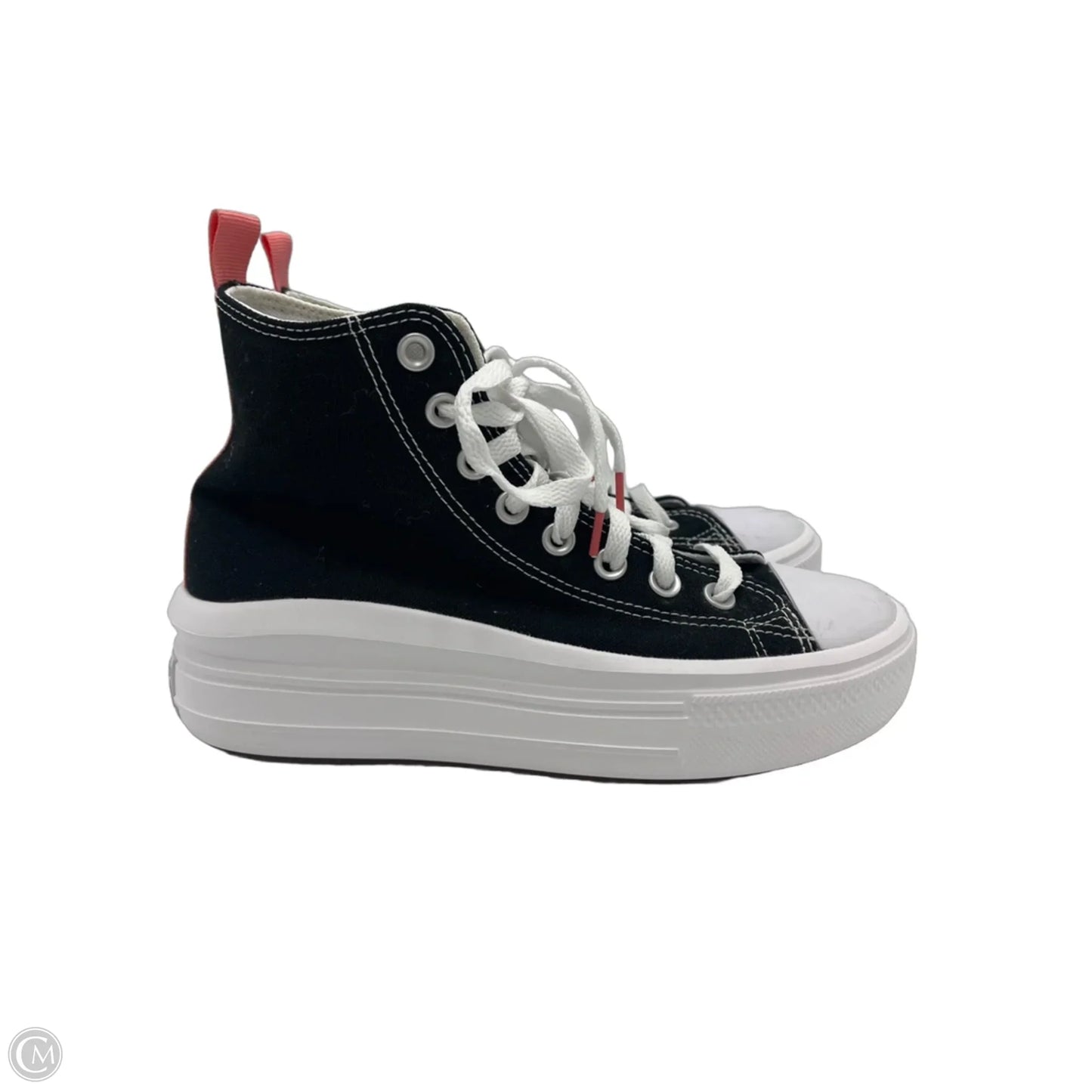 Shoes Sneakers By Converse In Black & Pink, Size: 7.5
