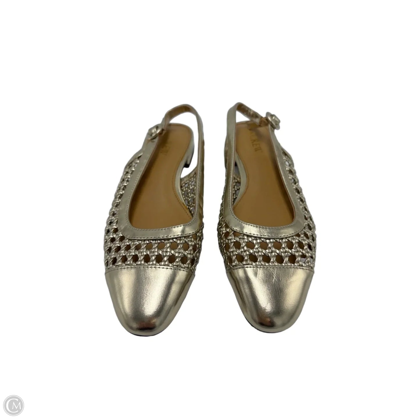 Shoes Flats By J. Crew In Gold, Size: 7