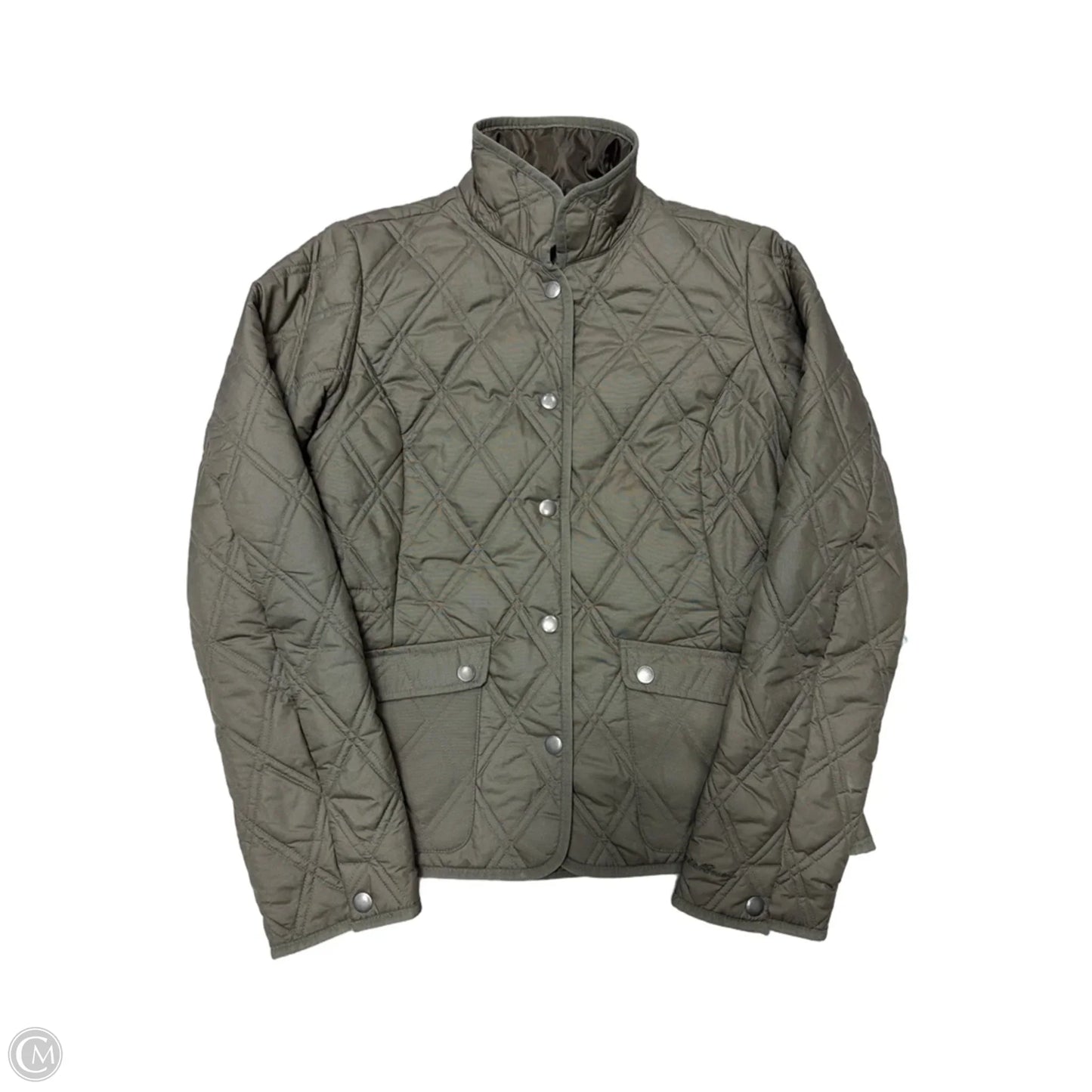 Jacket Puffer & Quilted By Eddie Bauer In Brown, Size: Xs