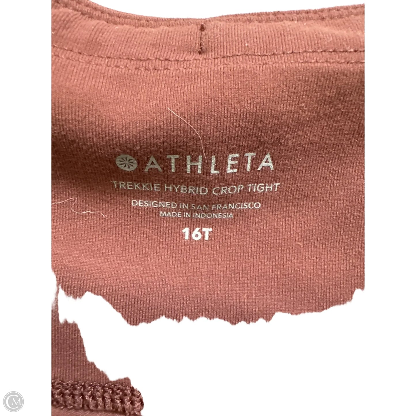 Athletic Pants By Athleta In Red, Size: Xl