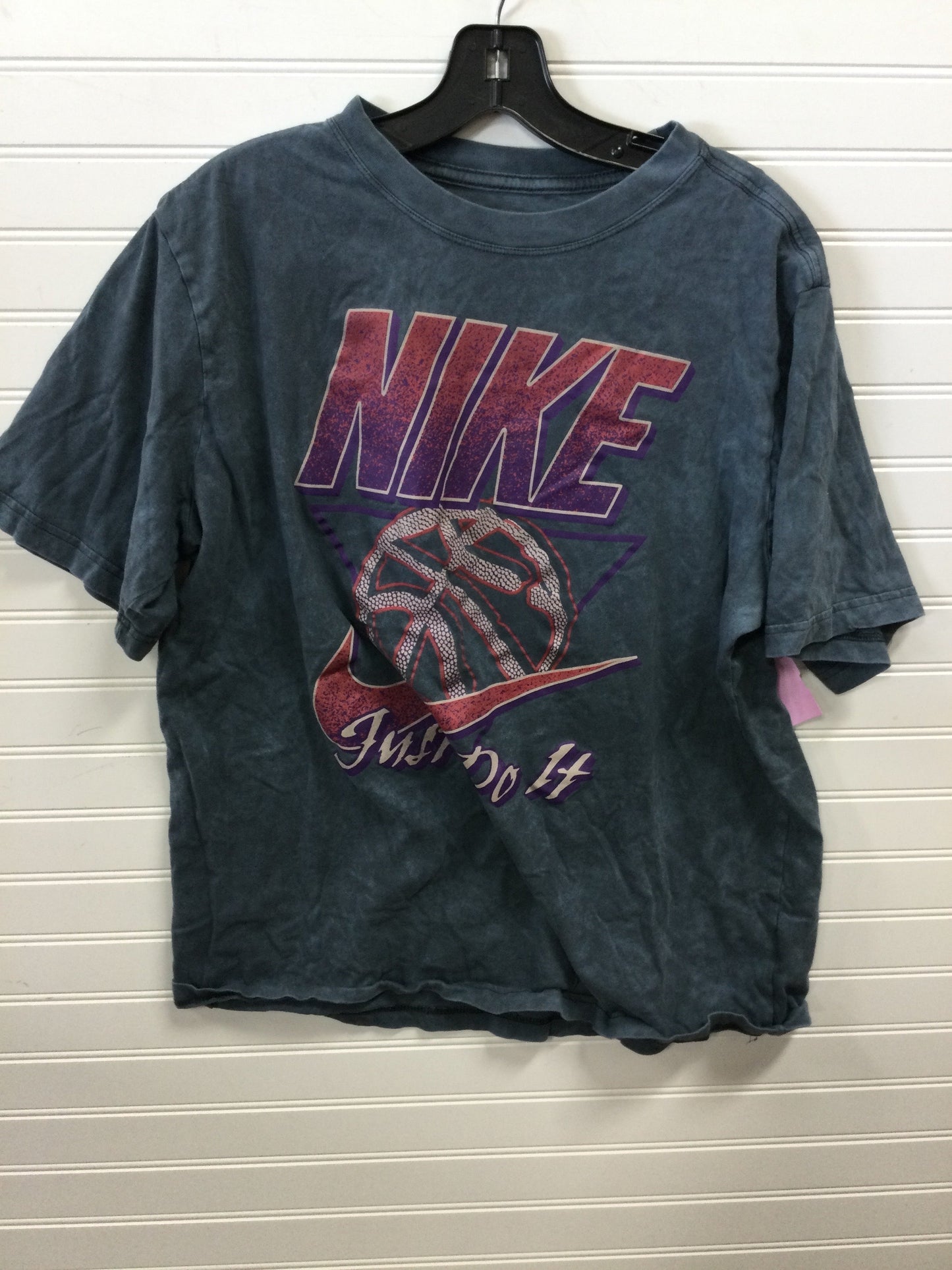 Top Ss By Nike In Blue, Size:M