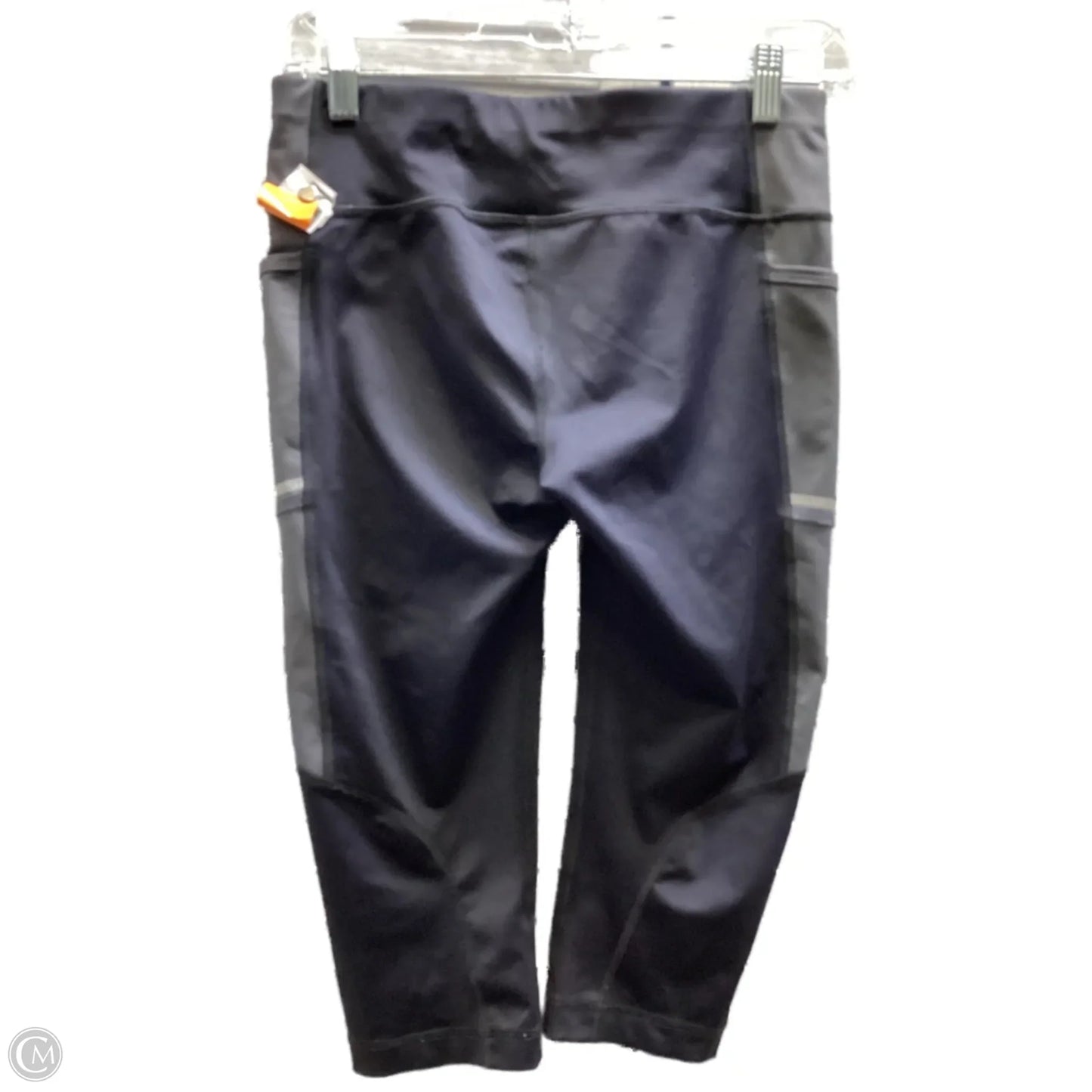 Athletic Capris By Fila In Black & Grey, Size: S