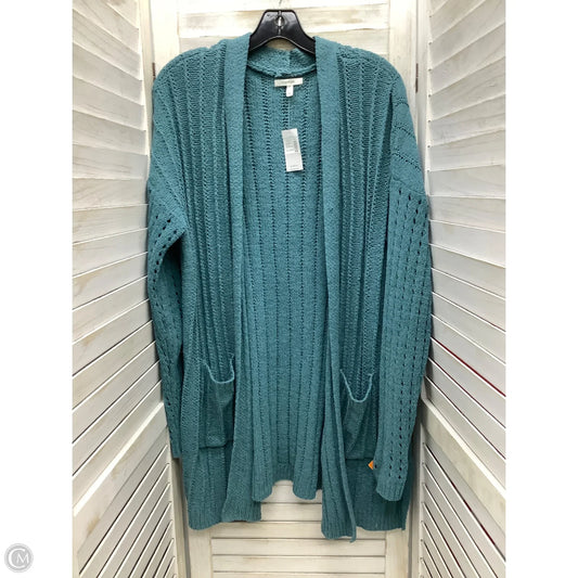 Sweater Cardigan By Maurices In Teal, Size: Xl
