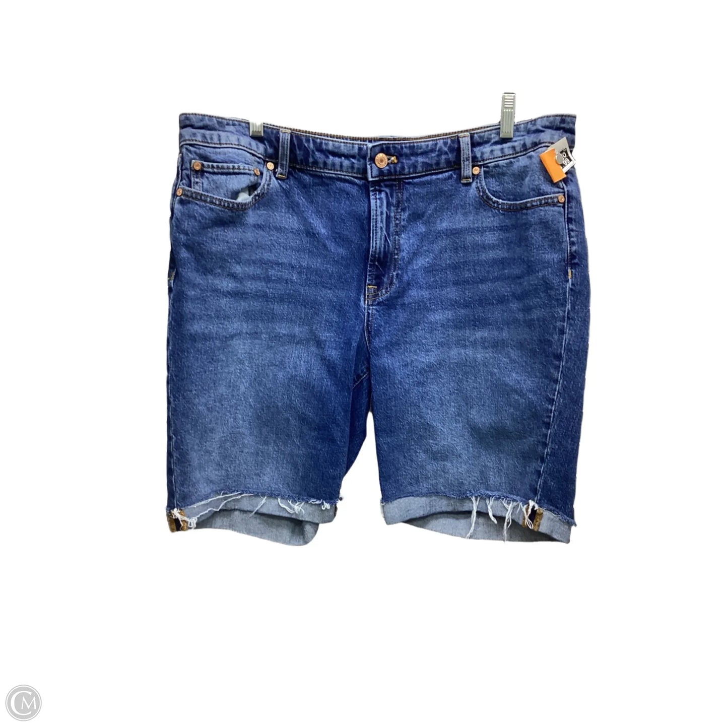 Shorts By Talbots In Blue Denim, Size: 14