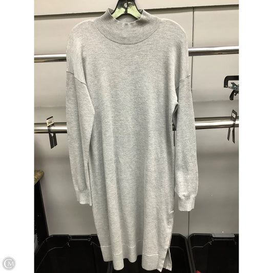 Dress Casual Midi By Banana Republic In Grey, Size: M
