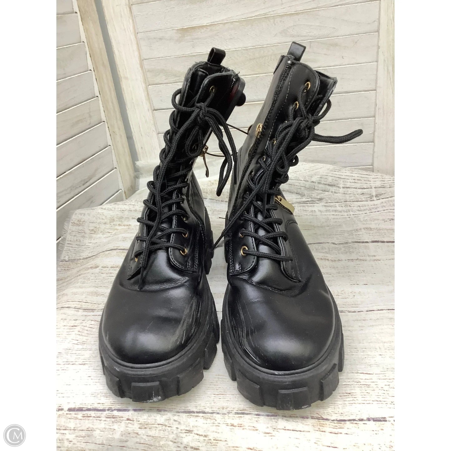 Boots Combat By Fashion Nova In Black, Size: 7