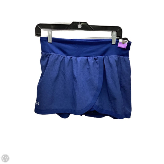 Athletic Skort By Under Armour In Teal, Size: M