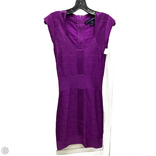 Dress Party Short By French Connection In Purple, Size: 4