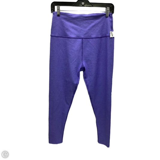 Athletic Leggings By Beyond Yoga In Purple, Size: Xl
