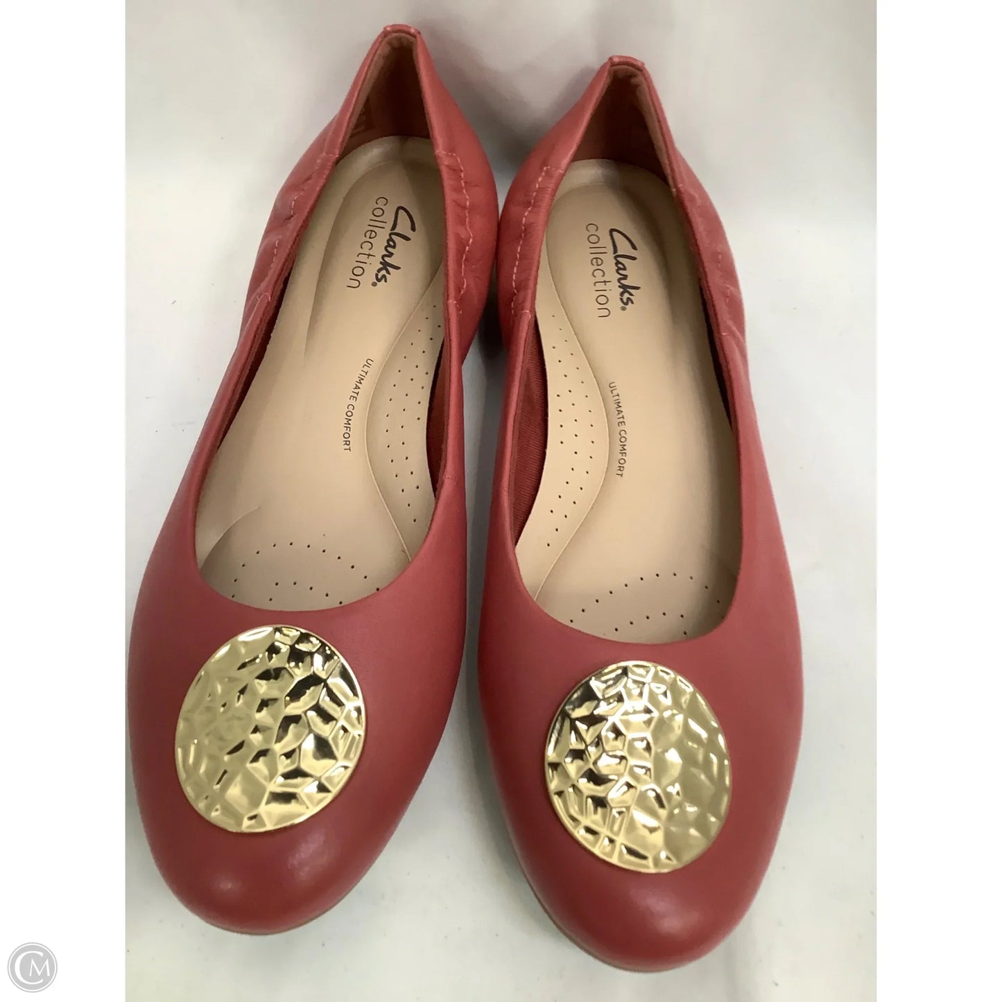 Shoes Flats By Clarks In Pink, Size: 9