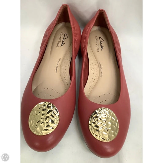 Shoes Flats By Clarks In Pink, Size: 9