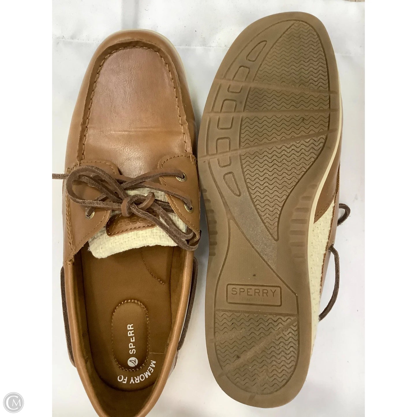 Shoes Flats By Sperry In Tan, Size: 10