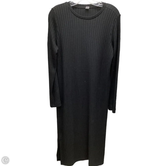 Dress Casual Maxi By Old Navy In Black, Size: M