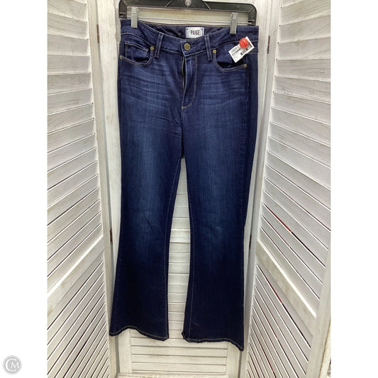 Jeans Boot Cut By Paige In Blue Denim, Size: 6
