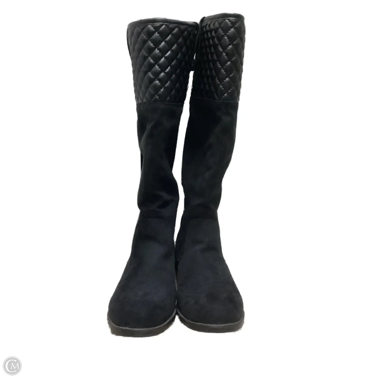 Boots Mid-calf Flats By Express In Black, Size: 8