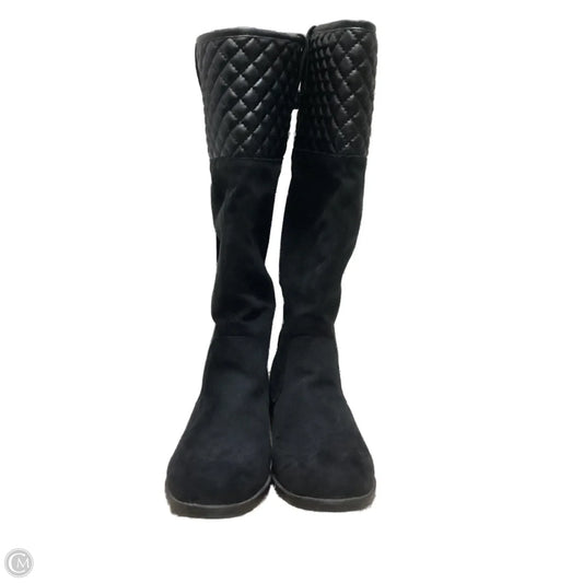 Boots Mid-calf Flats By Express In Black, Size: 8